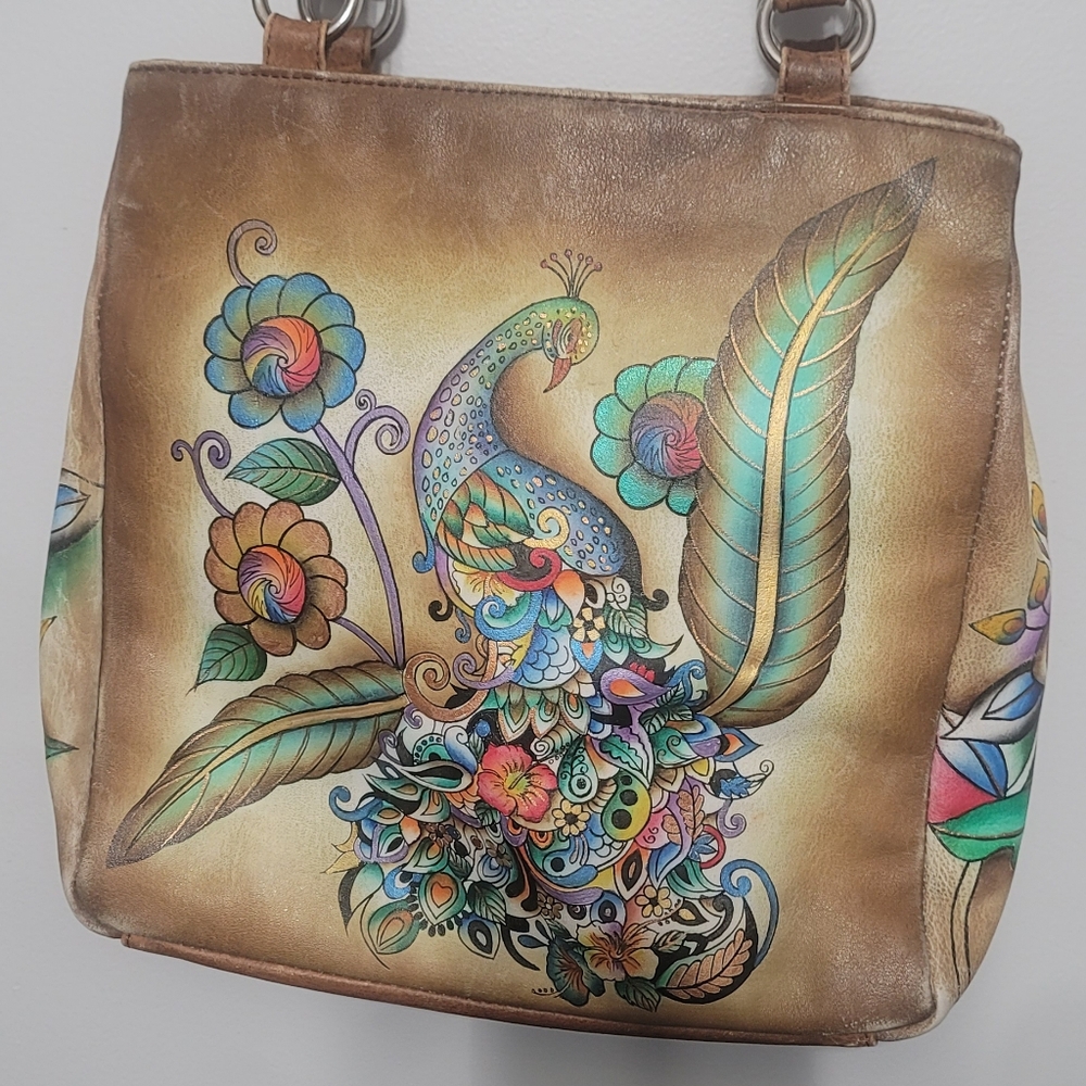 Biacci Genuine hand painted Leather purse